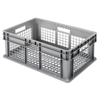 Medline Straight Wall Containers-Size-23.75X15.75X8.25-4 per Carton