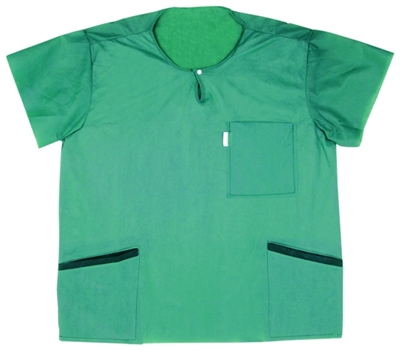 Medline Barrier  Scrub Green Shirt - 48 per case