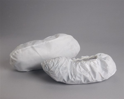 Medline UltraGrip Barrier Tech Shoe Covers (200 per case) -  ANTISKID, SERGED SEAM, WHITE