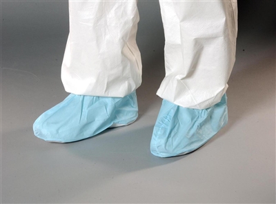 Medline UltraGrip Barrier Tech Shoe Covers (200 per case) -  ANTISKID, SERGED SEAM, BLUE