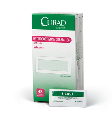 Medline CUR015408 CURAD Hydrocortisone 1% Cream, 0.05 Oz