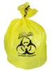 Heritage Bag B7450PY Non-Printed Biohazard Yellow Healthcare Liner - 1.3 MIL , Yellow