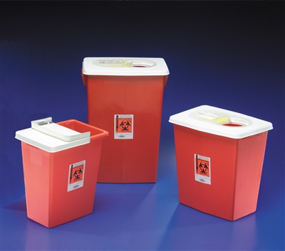 Covidien 8980S Sharps Containers - Red