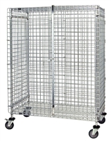  Quantum Storage Systems M243669SEC Stem Caster Wire Security Carts -36"X24"X69"