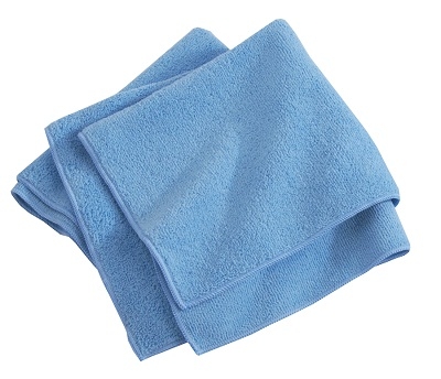 Medline MDT217645 MicroMax Microfiber Cleaning Cloth Blue-Size-16"X16"
