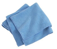Medline MDT217645Z MicroMax Microfiber Cleaning Cloth Blue-Size-16"X16"