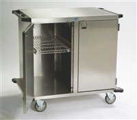 Lakeside Manufacturing 6947 Stainless Steel  Closed Case Carts with Double Door