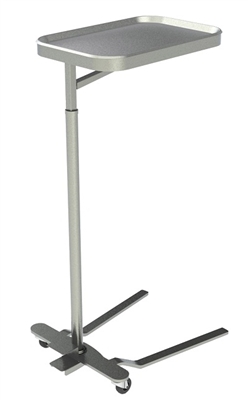Medline SS8311 Stainless Steel Mayo Stand Size-16"X21",Foot operated