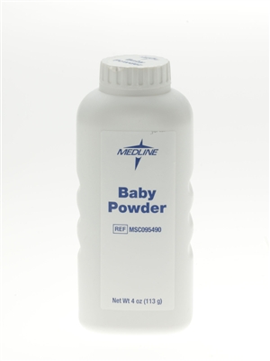 Medline MSC095490 Talc Baby Powder, 4OZ