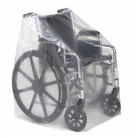 Medline NON0222317 Clear Equipment Wheelchair Covers Size-30X20X45,- 1.0MIL