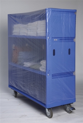 Medline NON022291 Clear Equipment Cart Covers Size- 45"X27"X48.80MIL