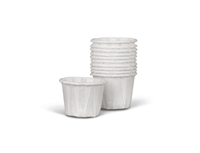 Medline NON024230 Disposable Paper Souffle Cups (3.5 Oz), Water, Pleated, White