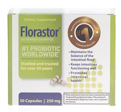 Generic Otc 0017 Florastor 250 MG CPL 50/BT Probiotic Capsules