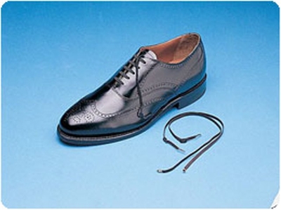 Sammons Preston 606809 Tylastic Flex-O-Lace Brown Shoelaces, Black