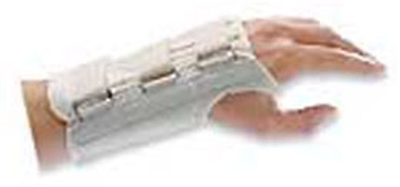 Sammons Preston A6092 Rolyan Workhard (Purple) D-Ring Wrist Brace, Left, Extra Small