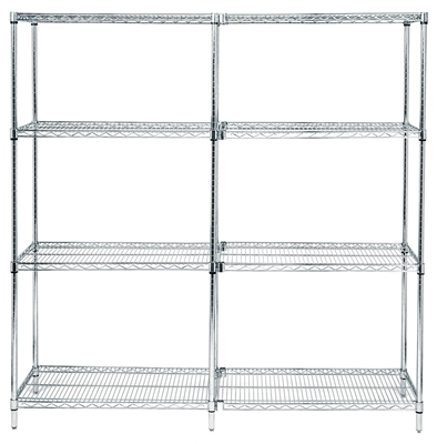 Quantum Storage Systems AD541236C Add-On Shelving Kits, 36"x12"x54"