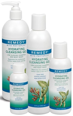 Medline-MSC092002  Remedy with Phytoplex Shampoo Hydrating  Body Wash Cleansing Gel (2 oz), Size: 59 ml