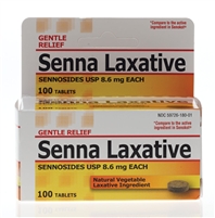 New World Imports   SEN100 Senna Tablets Red