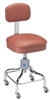 Pedigo Products Inc P-50 Square Seat Exam Stools With Back  (Footring Height Adjustable)