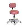 Pedigo Products Inc P-527-GS-BLK Black Hands Free Back Support Exam Stools