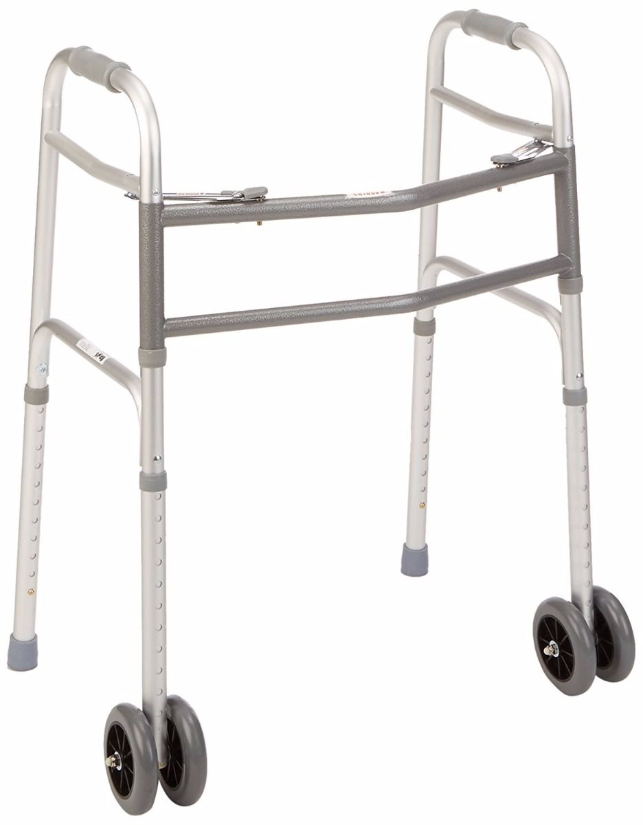 Patterson Medical Days Bariatric Walker, Walker with Double 5" Wheels |  Walker with Wheels