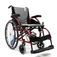 Karman S-ERGO 105   âšÂ¬ Å“ 27 lbs Ultralightweight Wheelchair K0004 -16x17 Silver frame -1 each