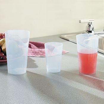 Ableware Nosey Cutout Glass - 1 Each