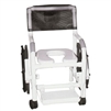 Patterson Medical 555373 Bariatric Self-Propelled Shower/Commode Chair - 1 Each