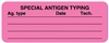 United Ad Label ULBB737 Antigen Testing Label, 2-1/4" x 7/8"