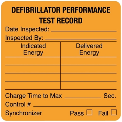 United Ad Label ULBE444 Defibrillator Performance