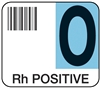 United Ad Label ULBX235 Codabar ABO Group Label, 1-7/10" x 1-1/2"