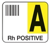 United Ad Label ULBX236 Codabar ABO Group Label, 1-7/10" x 1-1/2"