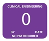United Ad Label ULCE4000 Clinical Engineering Inspection Label, 1-1/4" x 1"