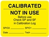 United Ad Label ULLR307 Calibration Label, Fluorescent paper - 2-3/8" x 1-3/4"