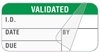 United Ad Label ULQA1001 Validation Label, 1-1/2" x 3/4"