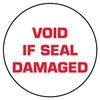 United Ad Label ULQA624 White Tamper-Evident Void If Seal Damaged Label, 3/4" x 3/4"