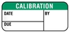 United Ad Label ULQA671 Calibration Label, Permanent - 7/8" x 3/8"
