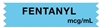 United Ad Label ULTA067 Anesthesia Tape, Fentanyl mcg/mL, 1" x 1/2"