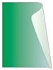 United Ad Label ULUS402G Colored Unishield Label Protector, 2-1/2" x 1-1/2"
