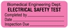 United Ad Label ULBE723 Electrical Equipment Safety Label, 2-1/2 x 2-1/2