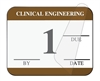 United Ad Label Clinical Engineering Inspection Label, Permanent