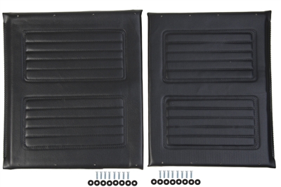 Medline WCA806927BLKS 20" Wheelchair Upholstery Set