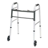PMI ProBasics PMIWKAAW2B Dual Button Folding Walker with 5" Wheels, 1 Each