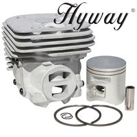 GX Cylinder Kit 50mm for Husqvarna 372 X-Torq Replaces 575-25-57-02