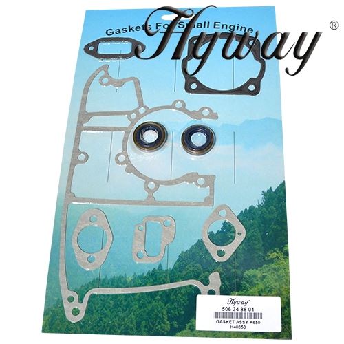 Gasket Set for Husqvarna K700, K650 Replaces 506-34-88-01