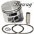 Piston Kit 44.7mm for Stihl MS261, MS271 Replaces 1141-030-2012