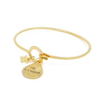 Gold "One in a Million" Bracelet