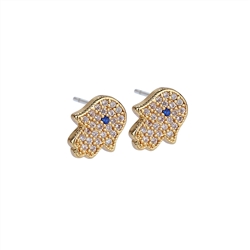 Crystal Hamsa Hands Earrings