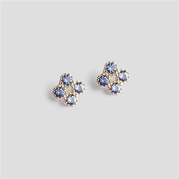 Four Petal Flower Earrings