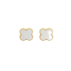 Pearl Clover Studs